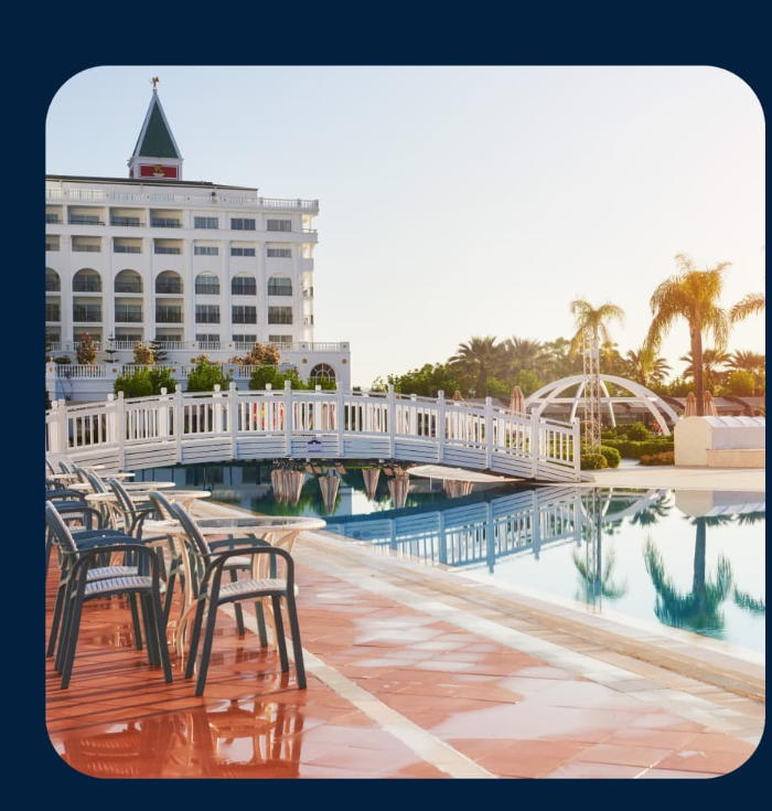Hotels and resorts laundry