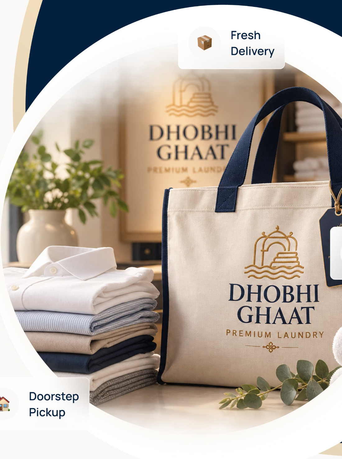Dhobhi Ghaat luxury laundry bag